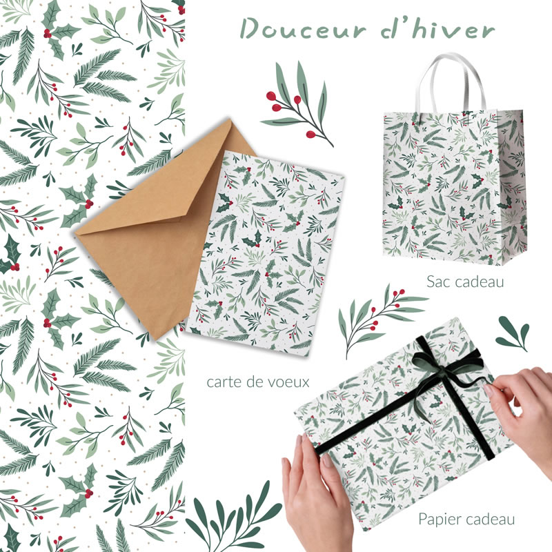 Douceur d'hiver | La boite à motifs | Designer textile et surface installée en Touraine