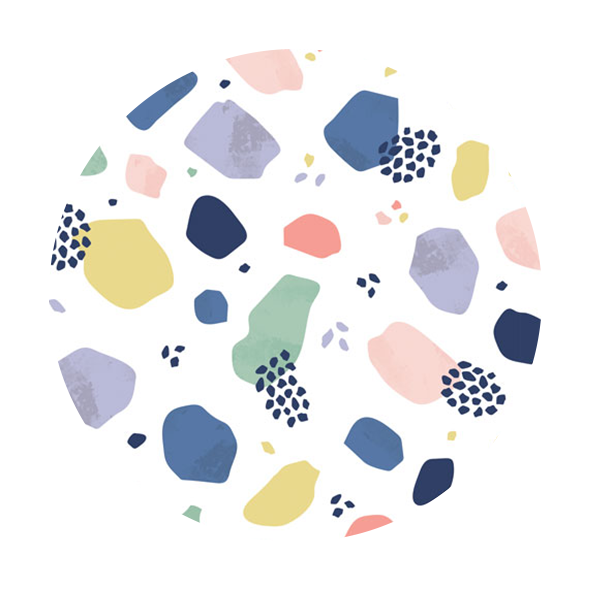 Collection géométrique-graphique de la boîte à motifs