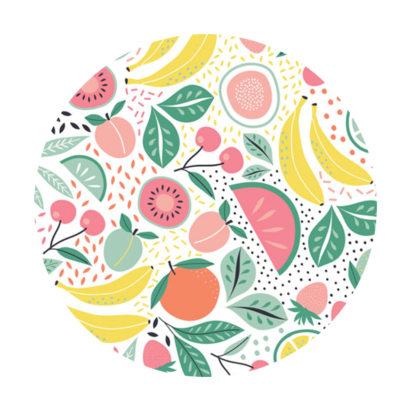 Collection "Fantaisie fruité" de la boîte à motifs