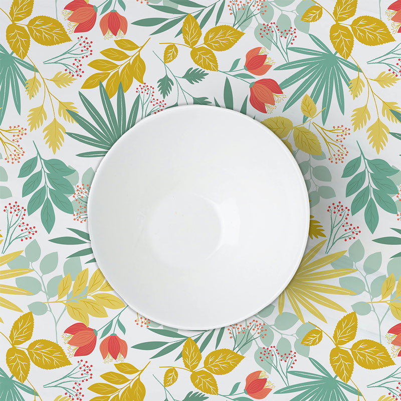 Collection végétal | La boite à motifs | Designer textile et surface installée en Touraine