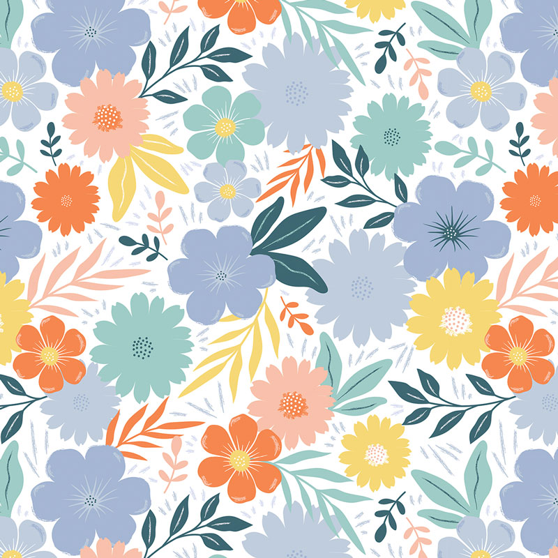 Collection Floral | La boite à motifs | Création de motifs sur mesure ou prêts à l’emploi