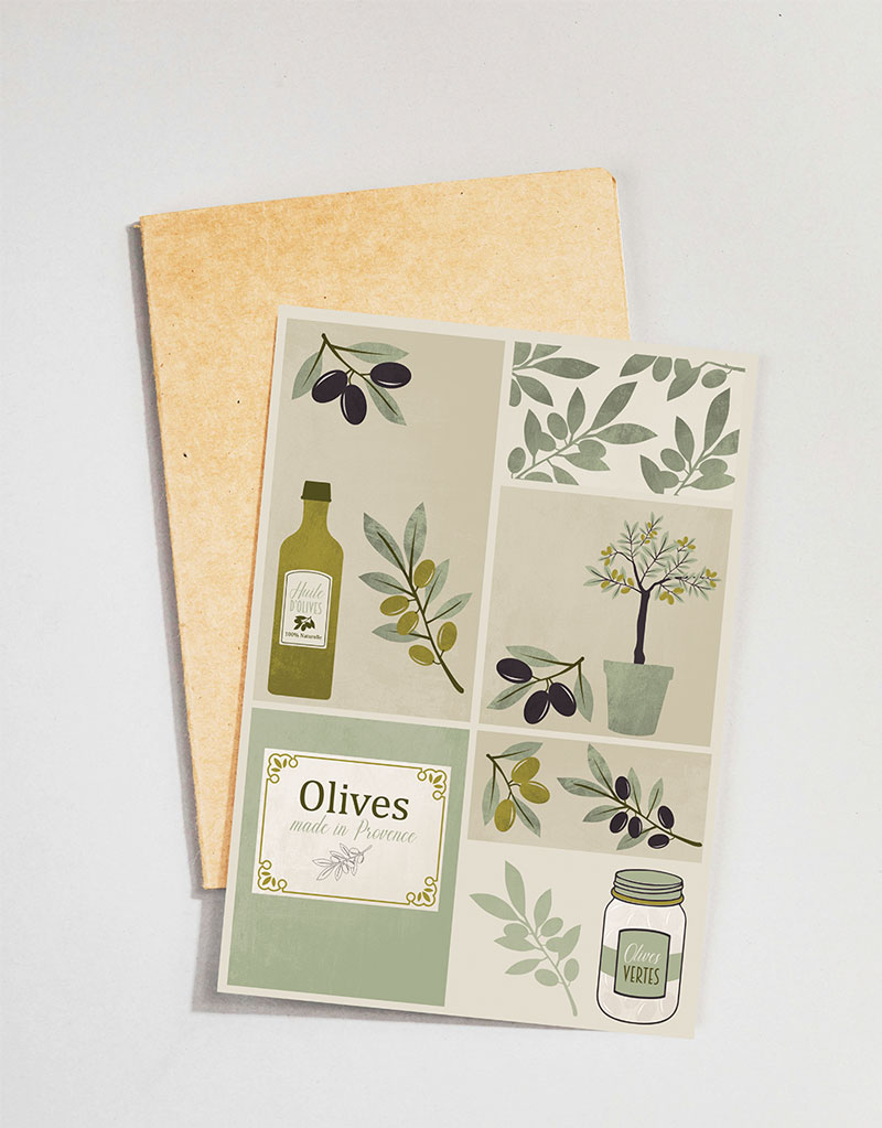 Collection "Provençal et estival" | La boite à motifs | Designer textile et surface installée en Touraine