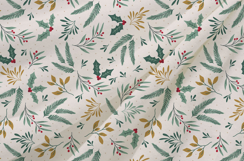 Collection "Noël & festif" | La boite à motifs | Designer textile et surface installée en Touraine